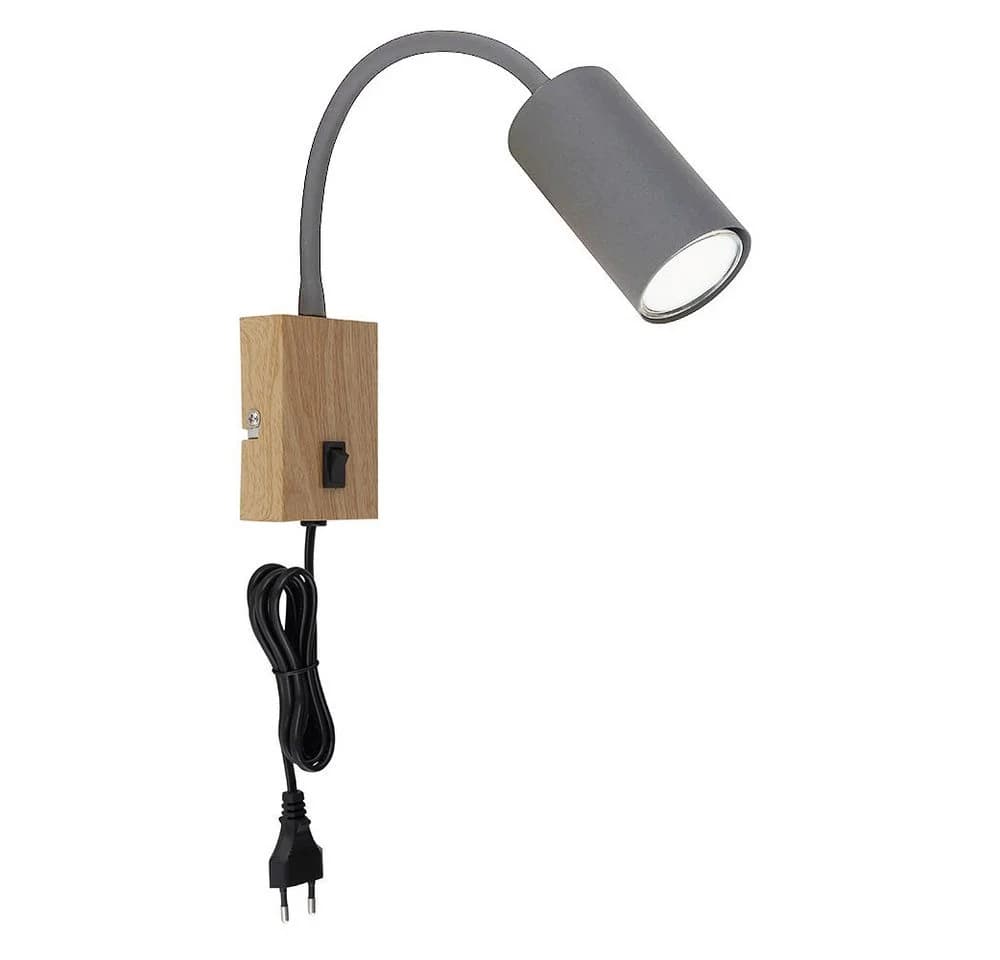 GLOBO LIGHTING Wandleuchte Schwarz/Graphit GU10 Flexibel Verstellbar - Bild 2