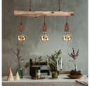 GLOBO LIGHTING LED Pendelleuchte 3-flammig Holz Metall Warmweiß Bild 4