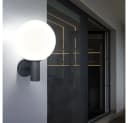 GLOBO LIGHTING Außen-Wandleuchte Edelstahl Anthrazit Bild 1