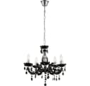 GLOBO LIGHTING Kronleuchter 5 Flammig Schwarz Hängeleuchte Esszimmer Bild 2