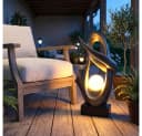 GLOBO LIGHTING LED Solarleuchte Feuer Effekt Garten Terrassen Bild 4