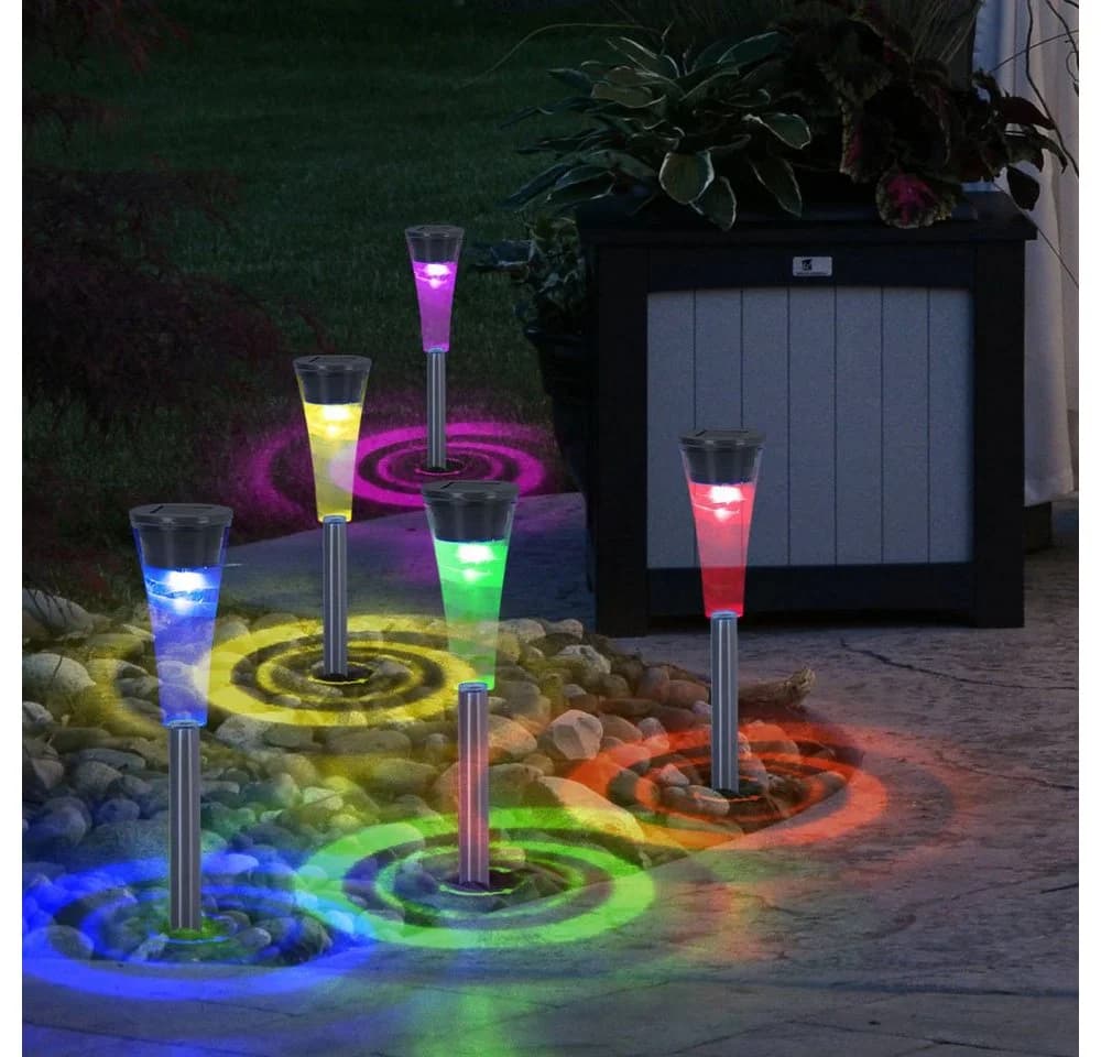 GLOBO LIGHTING LED Solarleuchte 15er Set RGB Farbwechsler - Bild 3