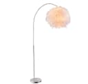 GLOBO LIGHTING LED Stehlampe Weiß Silber Höhenverstellbar mit RGB Fernbedienung Bild 2