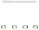 Hängeleuchte BELINDA Metall Weiß LED GLOBO Lighting Bild 2