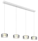 Hängeleuchte BELINDA Metall Weiß LED GLOBO Lighting Bild 3