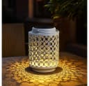 NOWA Solarleuchte 4er Set Orientalisch Weiß Metall Bild 5