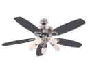 GLOBO LIGHTING Deckenventilator mit LED-Beleuchtung und wechselbaren Flügeln Bild 2