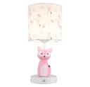 GLOBO LIGHTING LED Tischleuchte Fuchs Rosa Touchdimmer Akku Bild 2
