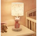 GLOBO LIGHTING LED Tischleuchte Fuchs Rosa Touchdimmer Akku Bild 3