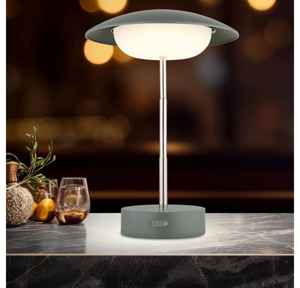 GLOBO LIGHTING LED Tischleuchte Grün Touchdimmer höhenverstellbar 2er Set - Bild 4