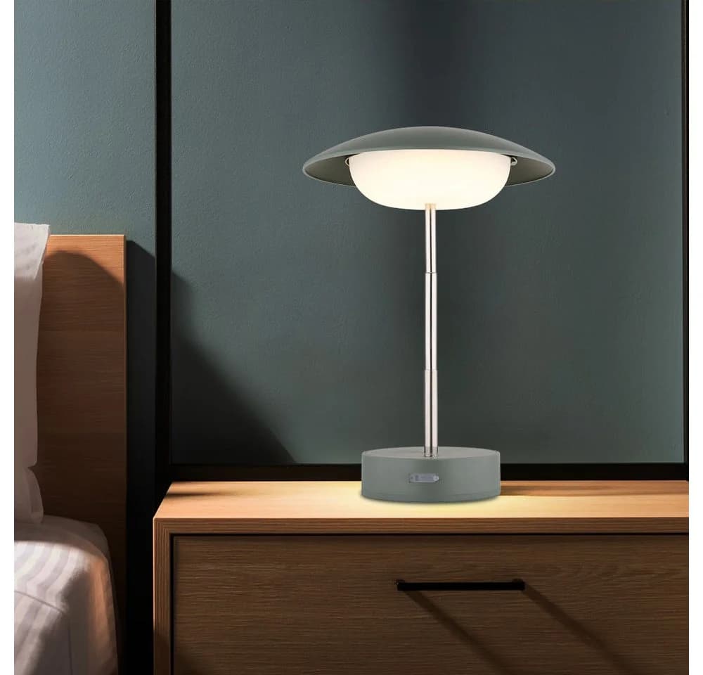 GLOBO LIGHTING LED Tischleuchte Grün Touchdimmer höhenverstellbar 2er Set - Bild 5