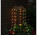 GLOBO LIGHTING Solarleuchte Regenschirm 60 LEDs Schwarz/Kupfer 2er Set Bild 3