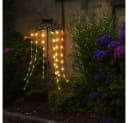 GLOBO LIGHTING Solarleuchte Regenschirm 60 LEDs Schwarz/Kupfer 2er Set Bild 5