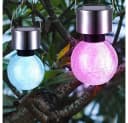 GLOBO LIGHTING Solarleuchte LED Kugel Crackle-Optik 4er Set Bild 4