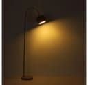 Moderne Stehlampe aus Metall in Sandfarben Bild 5