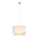 NOWA Pendelleuchte Textilschirm Beige Bild 1