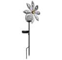 GLOBO LIGHTING Solarleuchte Windrad mit Glaskristallen Warmweiß Bild 5