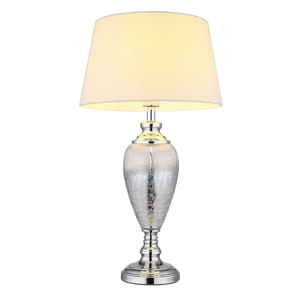 GLOBO LIGHTING LED Tischleuchte Schwarz Glas Metall