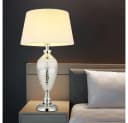 GLOBO LIGHTING LED Tischleuchte Schwarz Glas Metall Bild 5