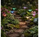 GLOBO LIGHTING LED Solarleuchte 8er Set Farbwechsel Schmetterling Libelle Bild 3