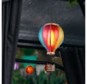 GLOBO LIGHTING Solarleuchte Heißluftballon Schwarz/Gold Bunt 2er Set Bild 4