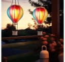 GLOBO LIGHTING Solarleuchte Heißluftballon Schwarz/Gold Bunt 2er Set Bild 5