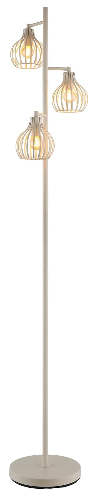 Stehleuchte MATEO Cremefarben Metall GLOBO Lighting