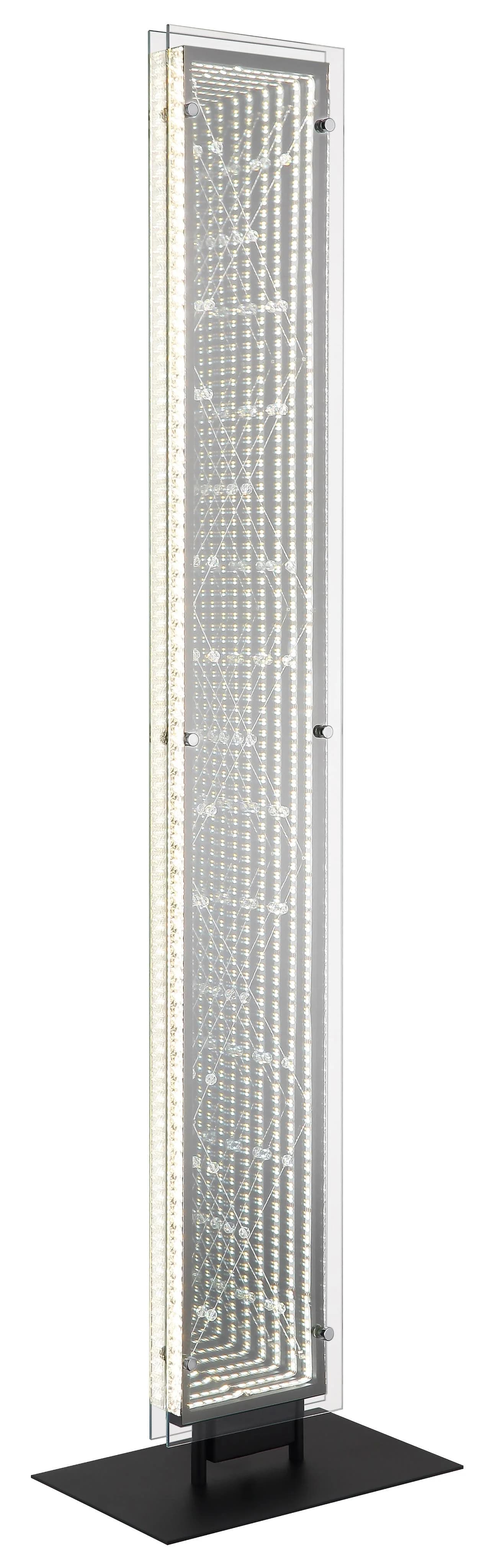 Stehleuchte MIRRORA Schwarz Metall Aluminium GLOBO Lighting