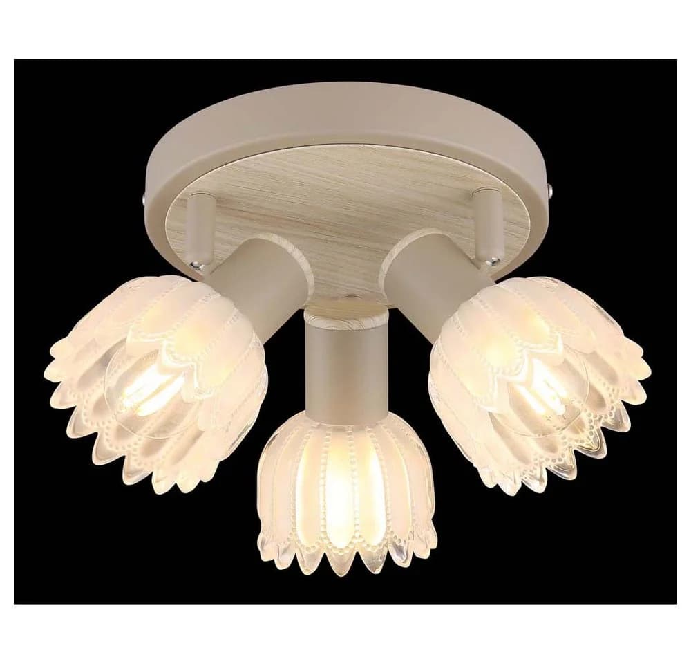 GLOBO Lighting Strahler PLANTA Sandfarben Matt Metall - Bild 5