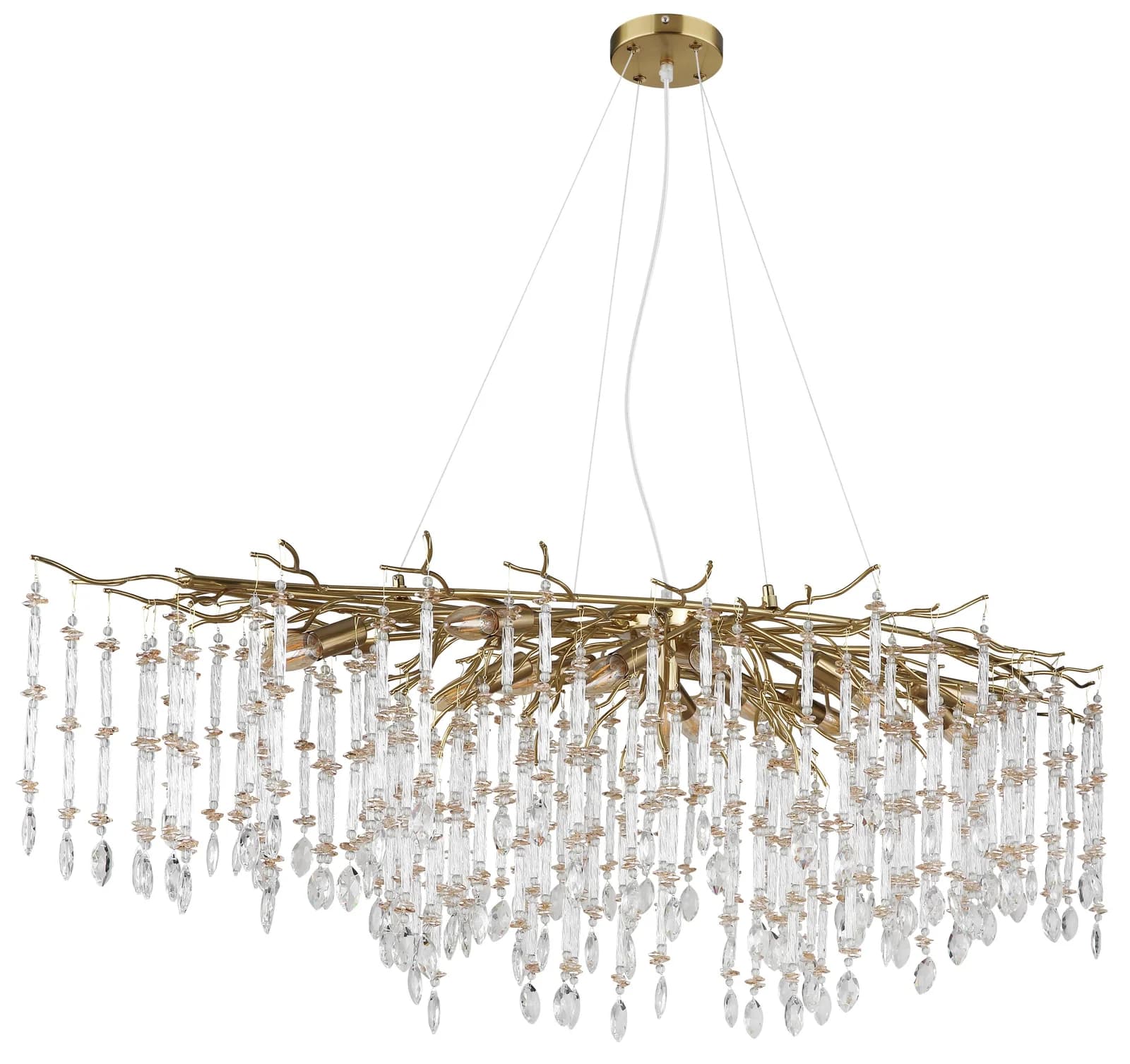 Kronleuchter GLORIA Gold Metall GLOBO Lighting