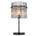 GLOBO LIGHTING Schreibtischlampe Schwarz Glasstäbe LED Bild 2