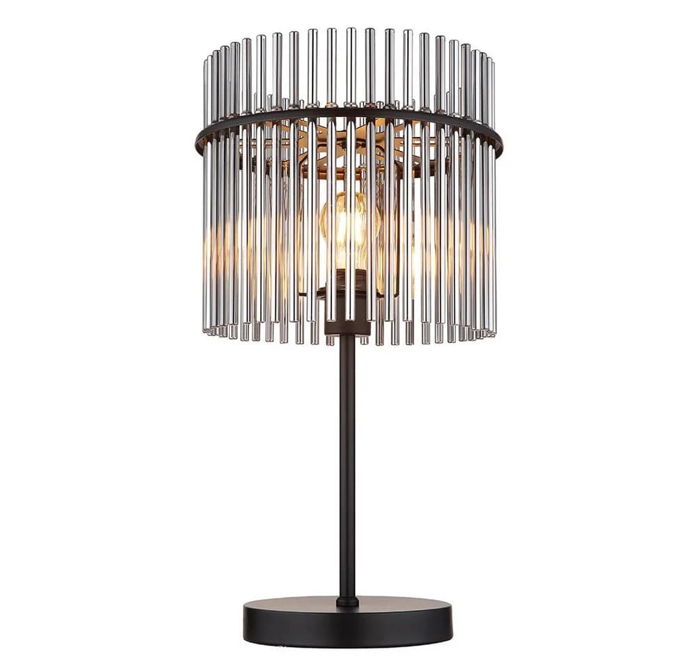 GLOBO LIGHTING Schreibtischlampe Schwarz Glasstäbe LED - Bild 2