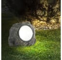 GLOBO LIGHTING 5er Set Solar Stein Außenleuchte Grau LED Bild 5