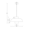GLOBO LIGHTING LED-Hängeleuchte Blau Warmweiß 120 cm Bild 5