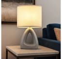 GLOBO LIGHTING Tischleuchte Grau Keramik 2er Set Bild 3