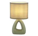 GLOBO LIGHTING Tischleuchte 2er Set Grün Keramik Textil Bild 5