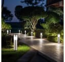 GLOBO LIGHTING LED Gartenleuchte 8er Set Solar Steckleuchten IP44 Silber Bild 1