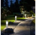 GLOBO LIGHTING LED Gartenleuchte 8er Set Solar Steckleuchten IP44 Silber Bild 3