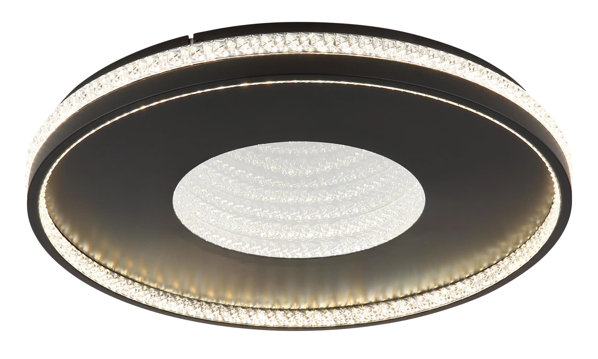 GLOBO LIGHTING Deckenleuchte "SHIRLEY" schwarz matt mit 3D-Effekt