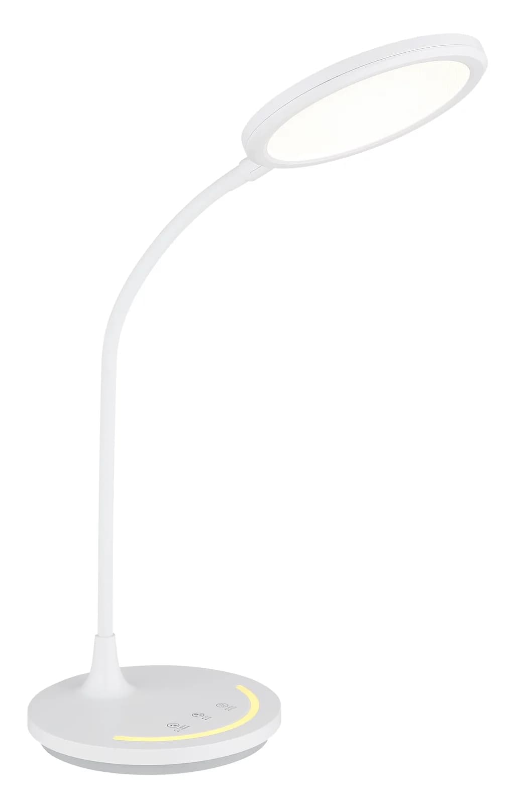 GLOBO LIGHTING Tischleuchte KENNY weiß matt Touch-Dimmer