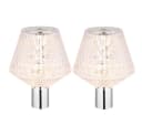 GLOBO LIGHTING LED Dekolicht Touchdimmer Warmweiß Kristall-Effekt Bild 1
