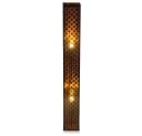 GLOBO LIGHTING Stehlampe Schwarz mit Blattgold Schirm Bild 1