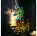 GLOBO LIGHTING LED Solarleuchte Warmweiß Windrad-Design Bild 3