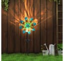 GLOBO LIGHTING LED Solarleuchte Warmweiß Windrad-Design Bild 5