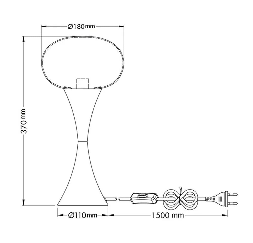 GLOBO LIGHTING LED Tischleuchte Warmweiß Messing Opalglas - Bild 5