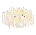 GLOBO LIGHTING Deckenleuchte Silber Metall Kristall Bild 2