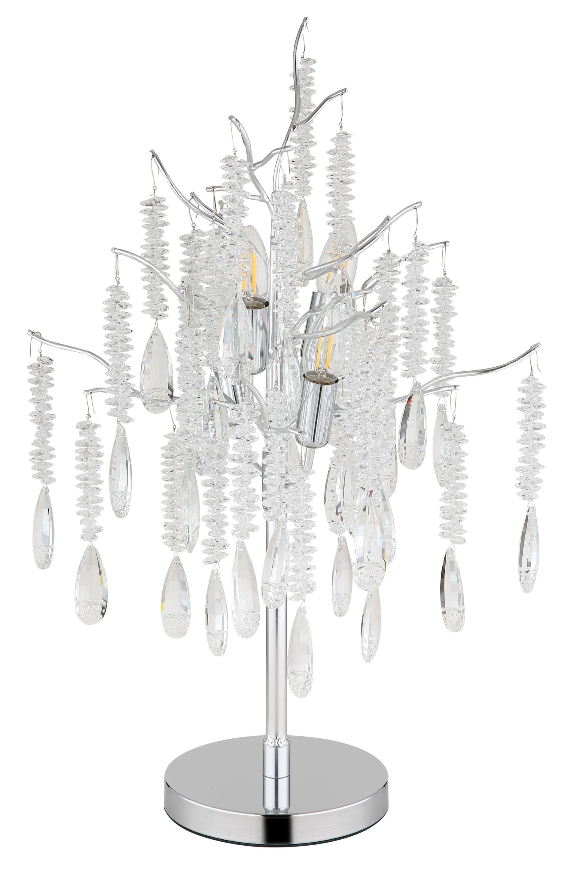Tischleuchte KINGA Silber Metall GLOBO Lighting