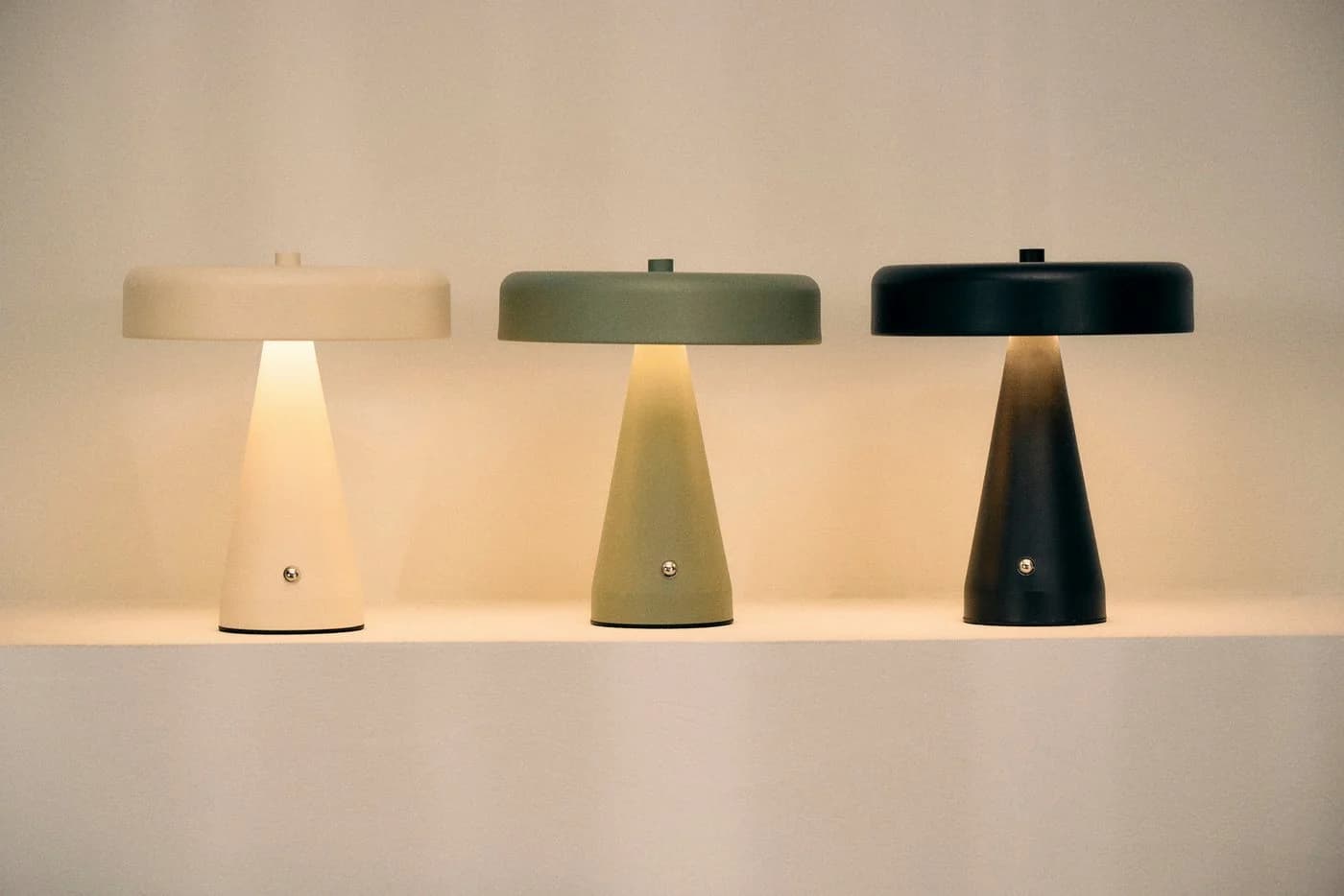 homsy by Ana Johnson LED Tischleuchte NORVA Akku-Tischleuchte, Touchfunktion, Farbsteuerung, USB-C, dimmbar - Bild 3