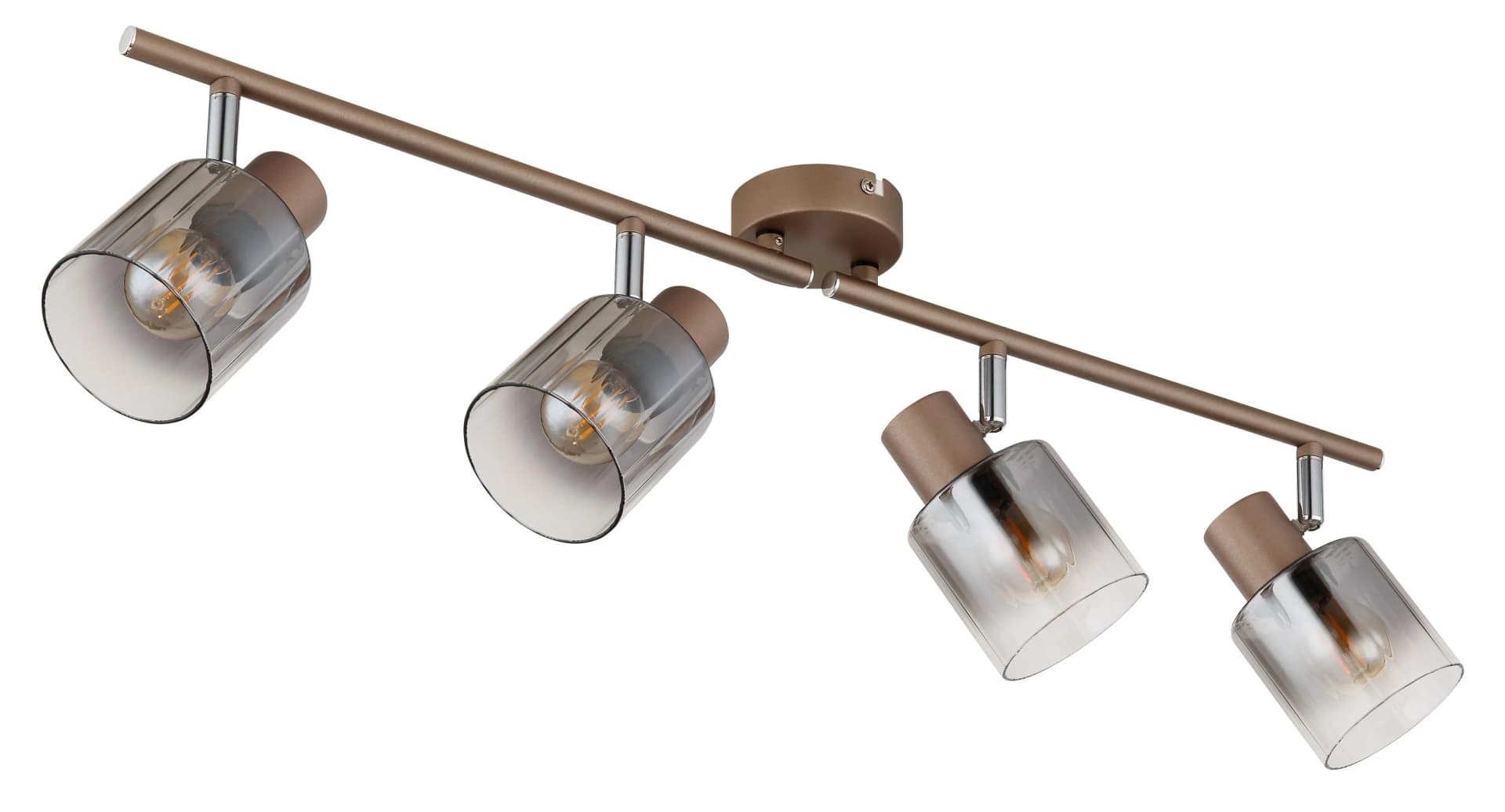GLOBO Strahler WALTON Kaffeefarben Matt Metall