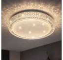 GLOBO LIGHTING LED Deckenleuchte CCT Weiß Transparent Sterneneffekt Bild 2